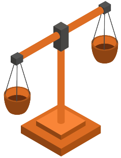 personal injury lawyer scales